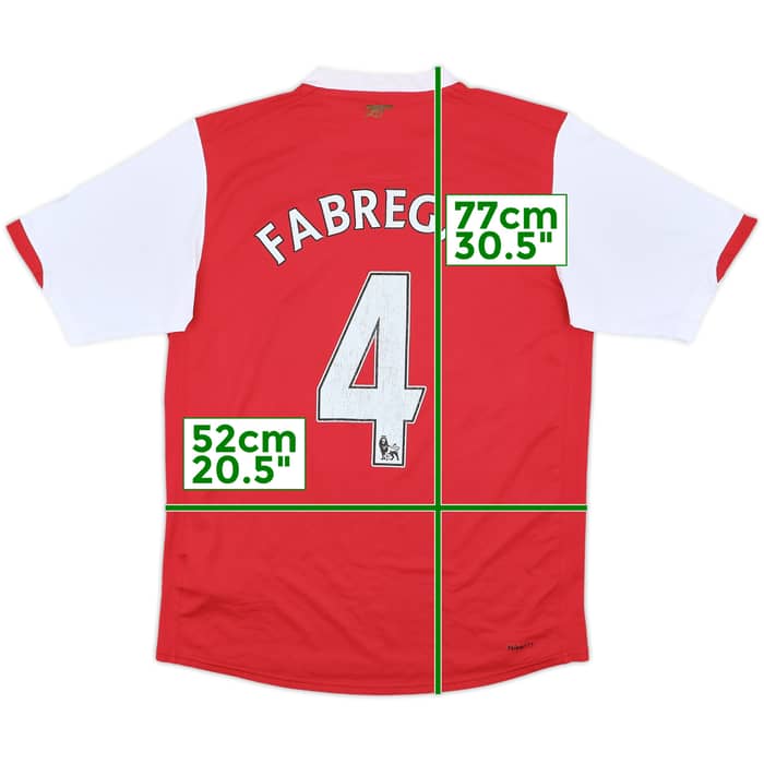 2006-08 Arsenal Home Shirt Fabregas #4 - 6/10 - (S)
