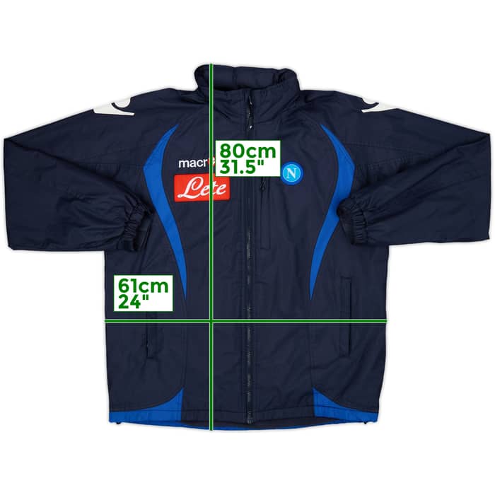 2009-10 Napoli Hooded Rain Jacket - 8/10 - (L)