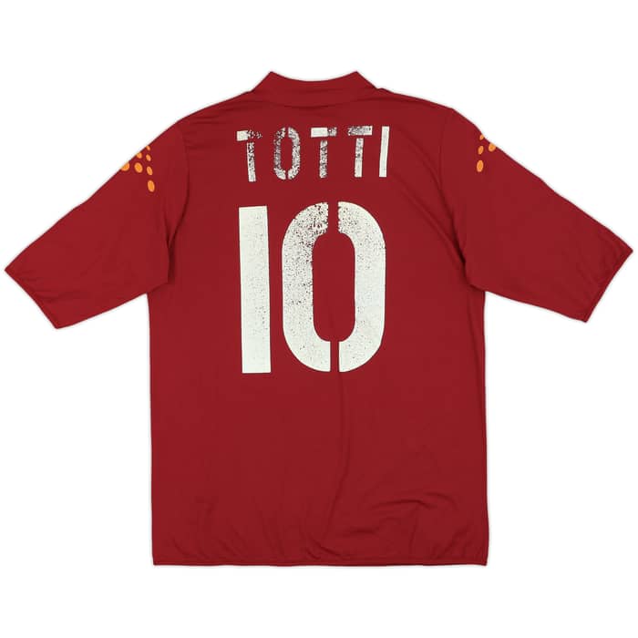 2003-04 Roma Home Shirt Totti #10 - 4/10 - (L)