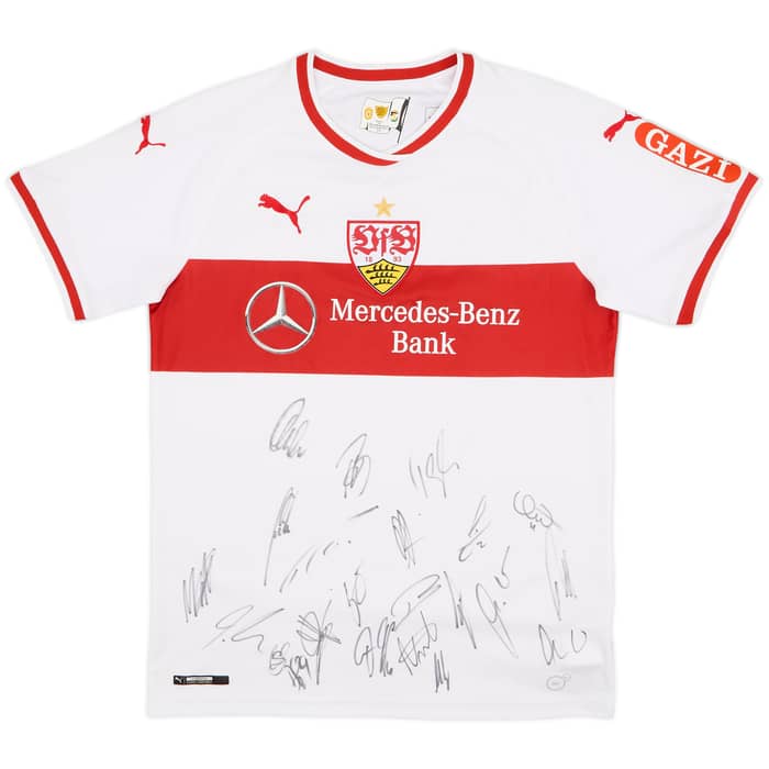 2018-19 Stuttgart Signed Home Shirt - 7/10 - (M)