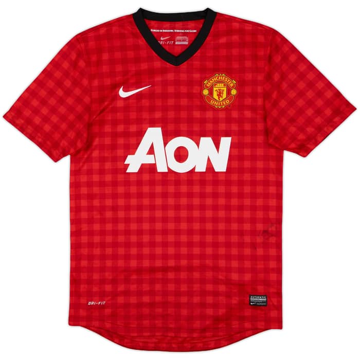 2012-13 Manchester United Home Shirt v.Persie #20 - 8/10 - (S)