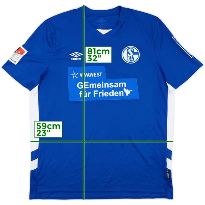 2021-22 Schalke Home Shirt - 8/10 - (XXL)