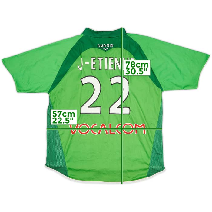 2004-05 Saint Etienne Home Shirt J-Etienne #22 - 7/10 - (L)
