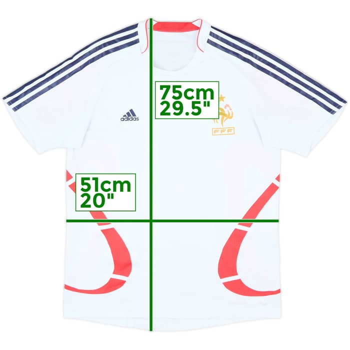 2008-09 France adidas Formotion Training Shirt - 5/10 - (M)
