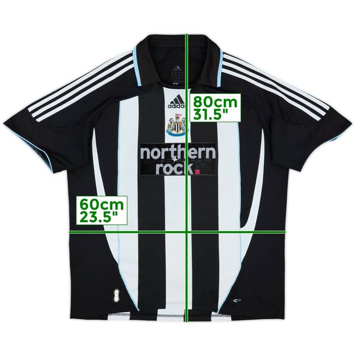 2007-09 Newcastle Home Shirt - 5/10 - (XL)