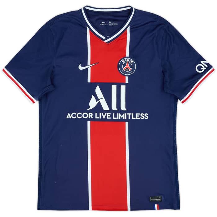 2020-21 Paris Saint-Germain Home Shirt Mbappe #7 - 7/10 - (M)