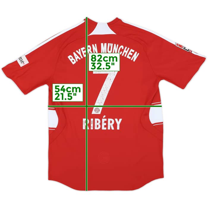 2008-09 Bayern Munich Home Shirt Ribery #7 - 4/10 - (XL)