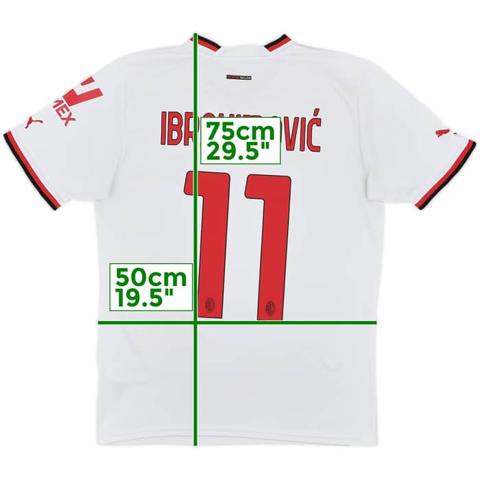 2022-23 AC Milan Away Shirt Ibrahimovic #11 - 5/10 - (M)