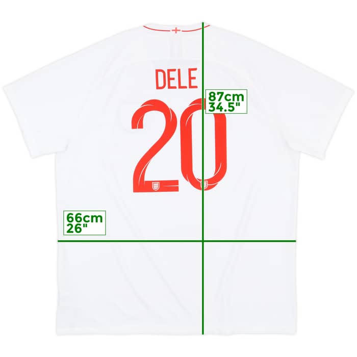 2018-19 England Home Shirt Dele #20 - 8/10 - (3XL)