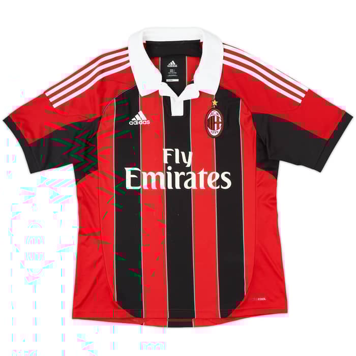 2012-13 AC Milan Home Shirt Pato #9 - 7/10 - (L)