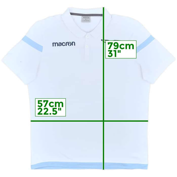 2018-19 Lazio Macron Polo Shirt - 7/10 - (XL)