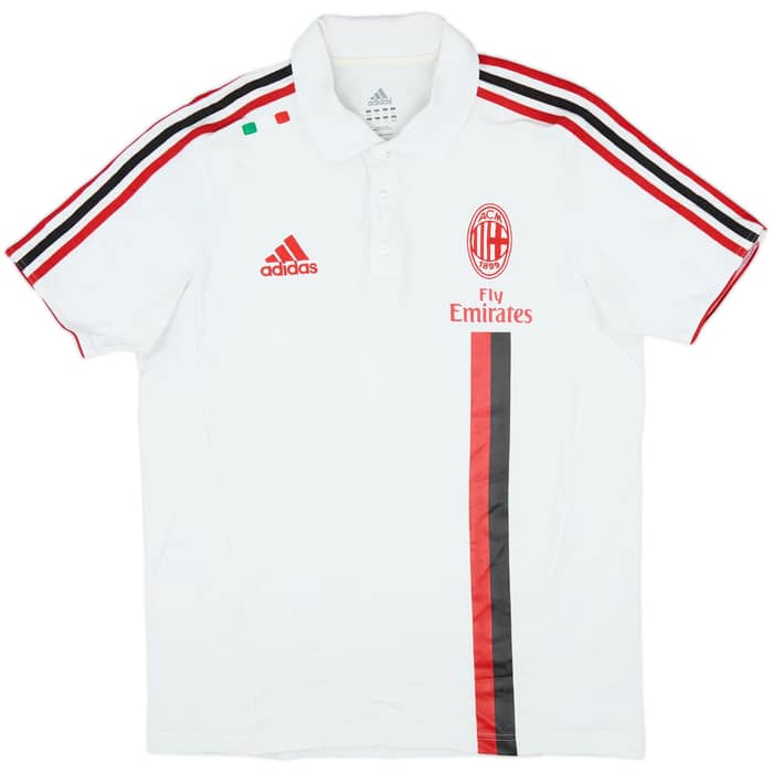 2011-12 AC Milan adidas Polo Shirt - 8/10 - (M/L)