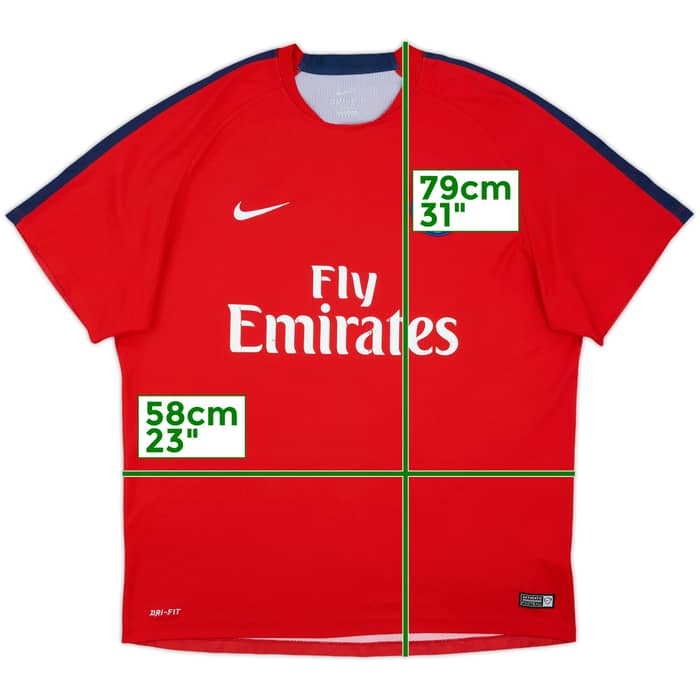 2016-17 Paris Saint-Germain Nike Training Shirt - 6/10 - (XXL)