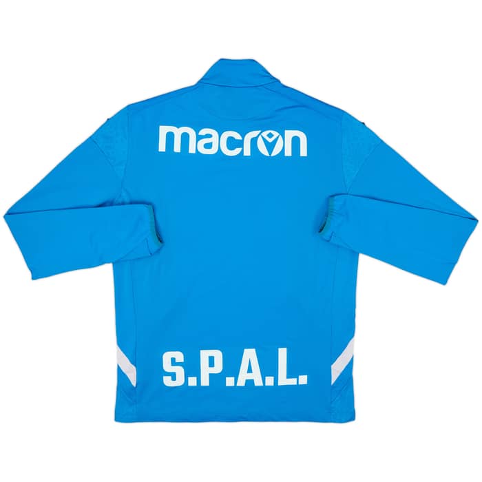 2022-23 SPAL Macron Player Issue 1/4 Zip Drill Top #27 - 6/10 - (M)