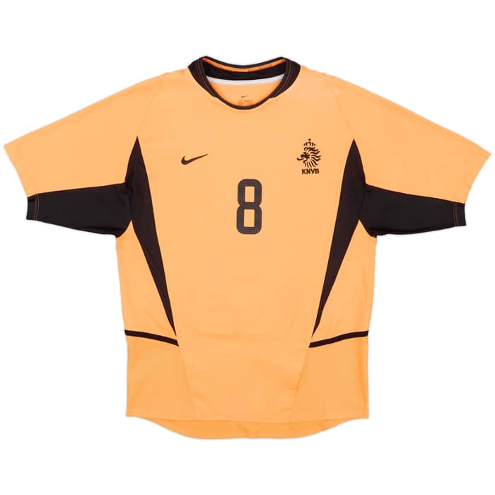 2002-04 Netherlands Home Shirt Davids #8 - 10/10 - (S)