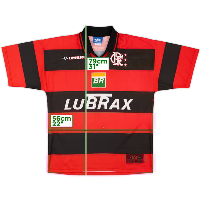 1999 Flamengo Home Shirt #11 - 7/10 - (M)