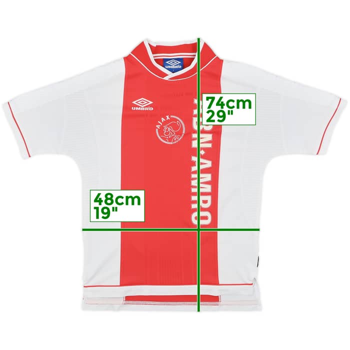 1999-00 Ajax Home Shirt - 8/10 - (Y)