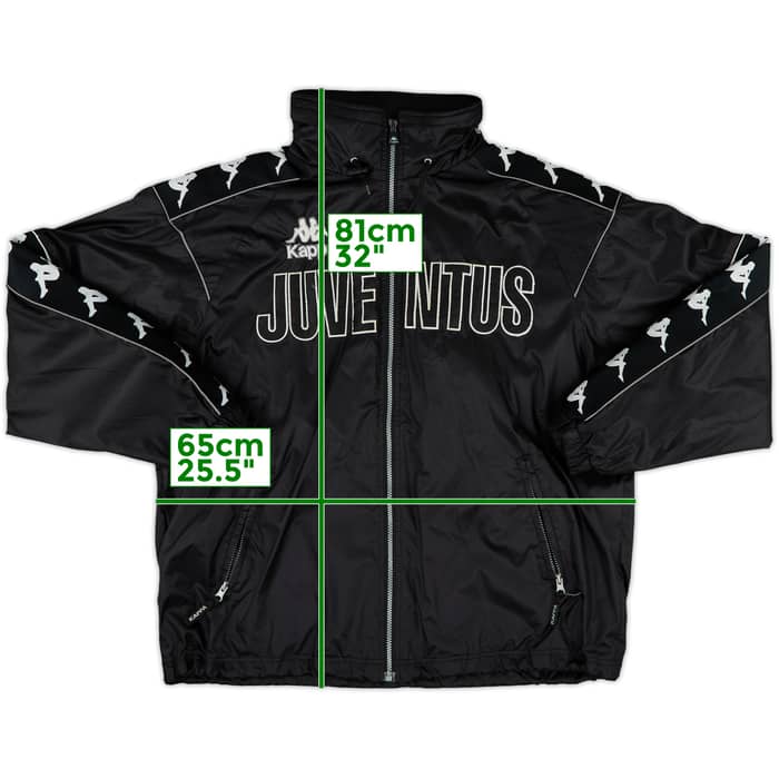 1998-99 Juventus Kappa Hooded Rain Jacket - 10/10 - (L)