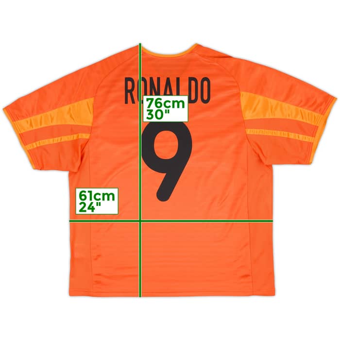 2001-02 Inter Milan Third Shirt Ronaldo #9 - 8/10 - (L)