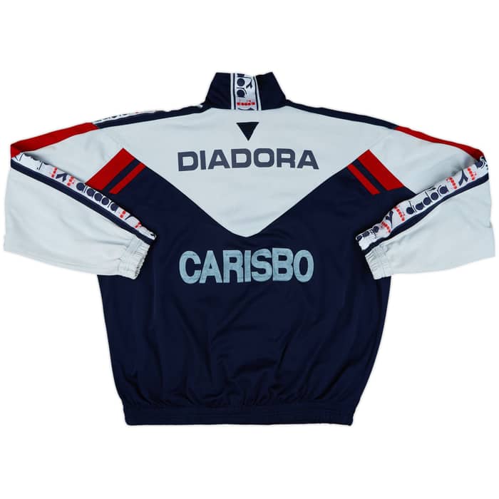 1996-97 Bologna Diadora 1/4 Zip Track Jacket - 7/10 - (L)