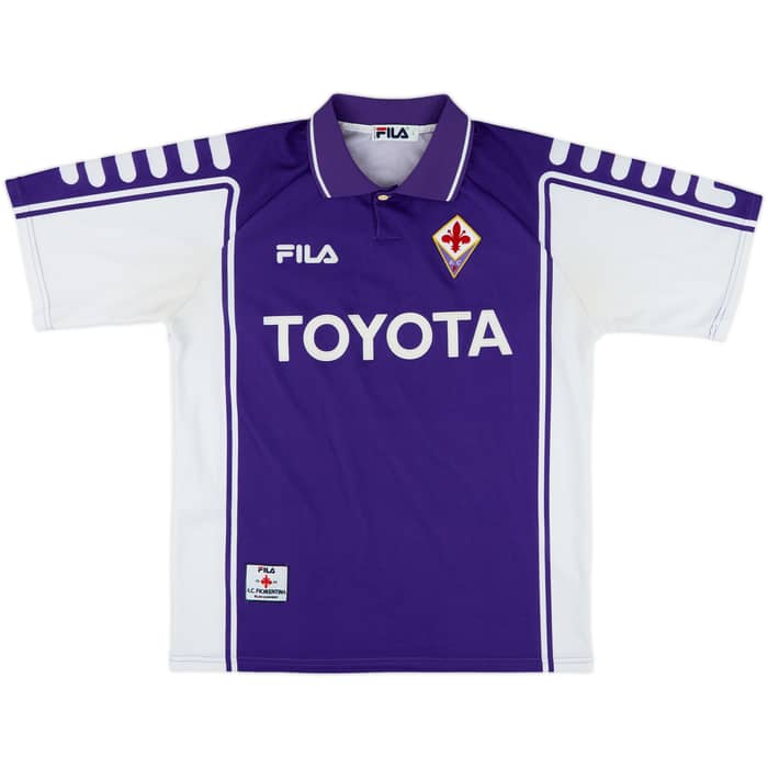 1999-00 Fiorentina Home Shirt Batistuta #9 - 9/10 - (L)