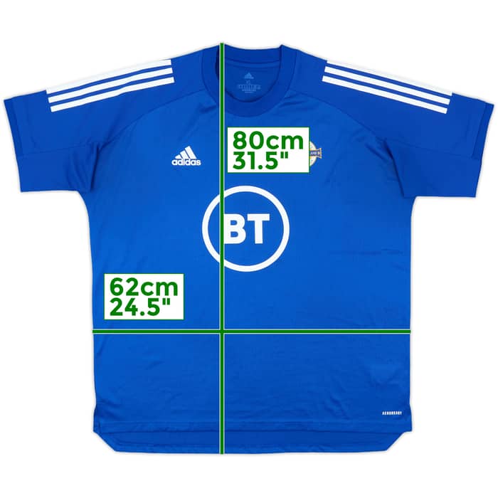 2020-22 Northern Ireland adidas Training Shirt - 9/10 - (XL)