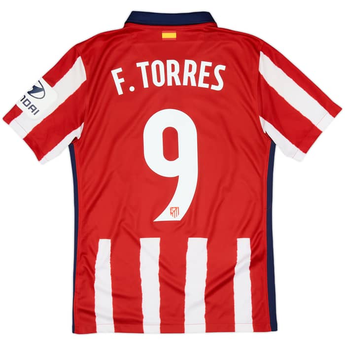 2016-17 Atletico Madrid Home Shirt F.Torres #9 - 7/10 - (S)