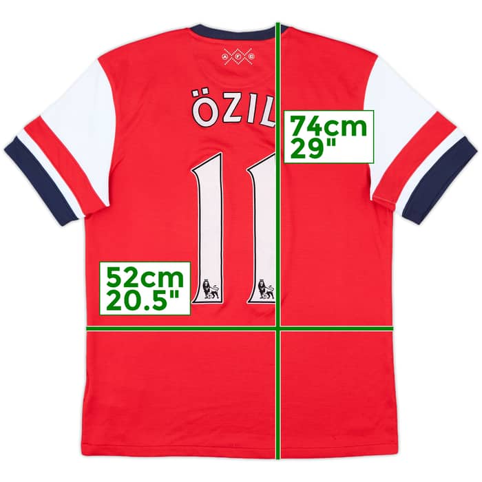 2012-14 Arsenal Home Shirt Ozil #11 - 8/10 - (M)