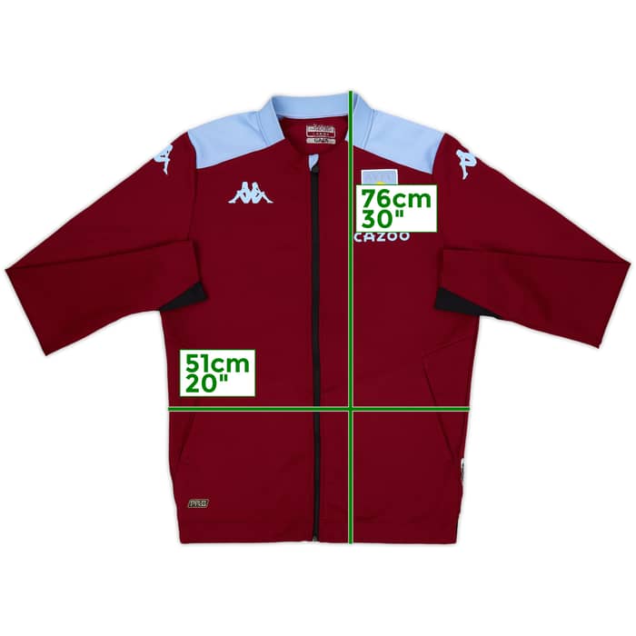 2013-14 Aston Villa Kappa Track Jacket - 4/10 - (L)
