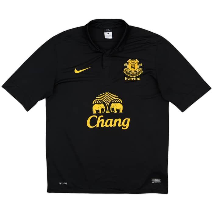 2012-13 Everton Away Shirt Oviedo #8 - 8/10 - (L)