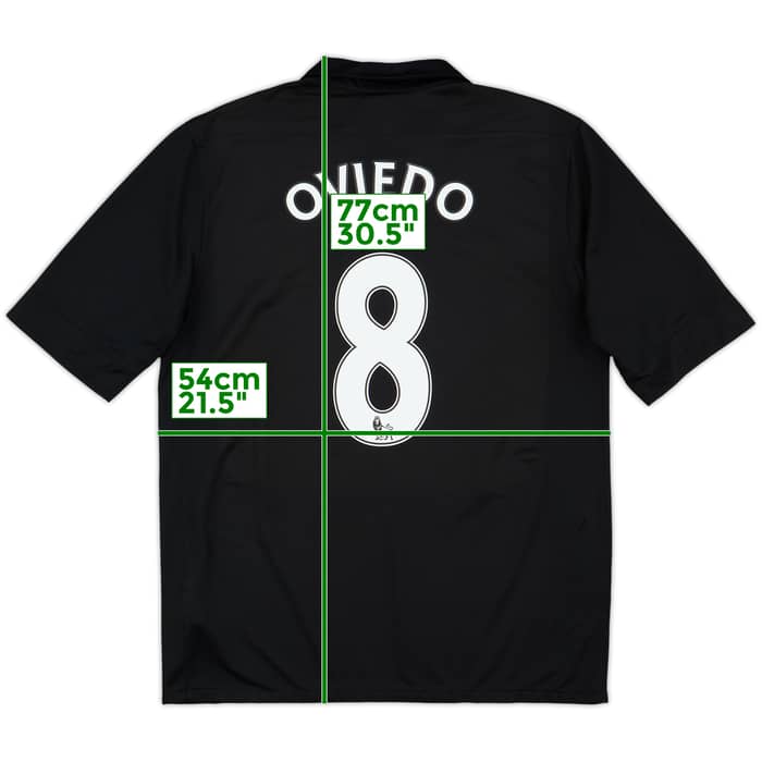 2012-13 Everton Away Shirt Oviedo #8 - 8/10 - (L)