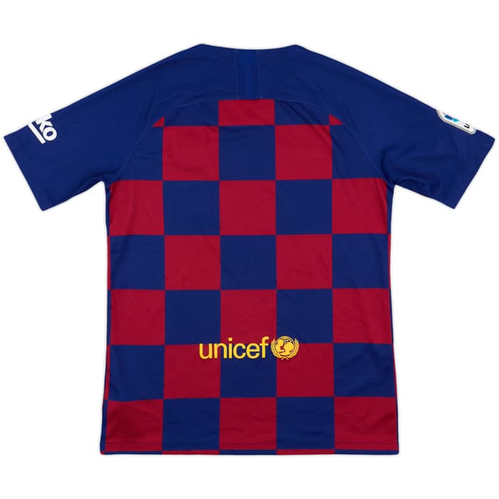 2019-20 Barcelona Home Shirt - 8/10 - (XL.Boys)