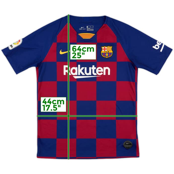 2019-20 Barcelona Home Shirt - 8/10 - (XL.Boys)