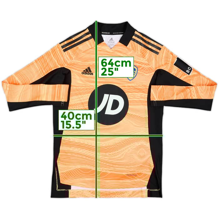 2021-22 Leeds GK Shirt - 8/10 - (M.Boys)