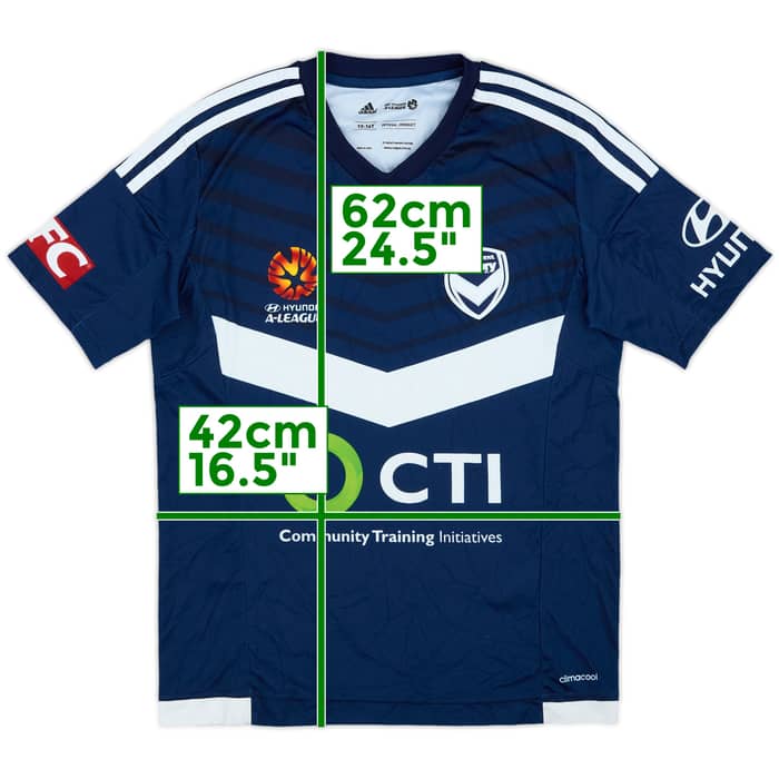 2015-16 Melbourne Victory Home Shirt - 7/10 - (L.Boys)