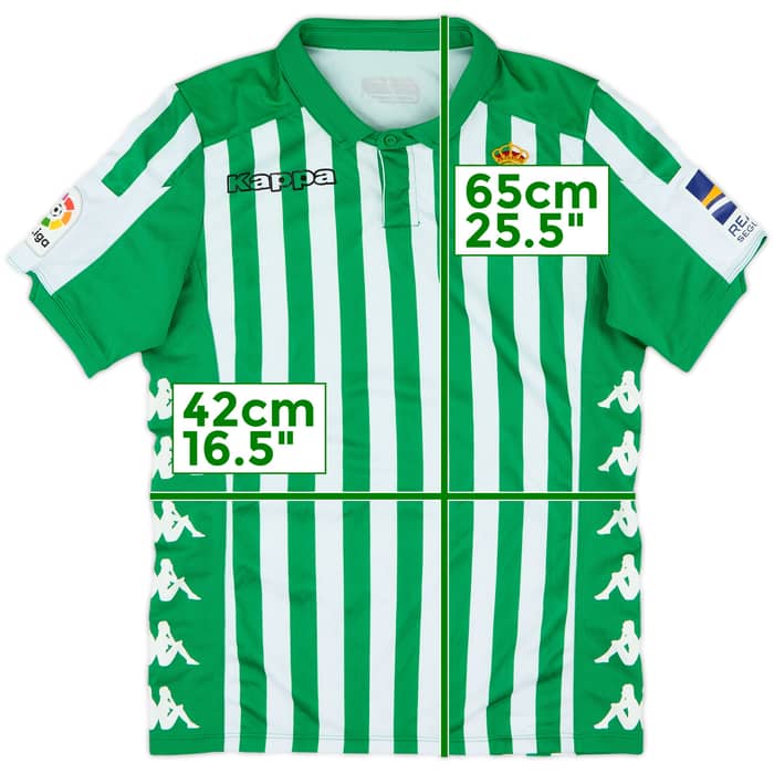 2019-20 Real Betis Home Shirt - 10/10 - (L.Boys)