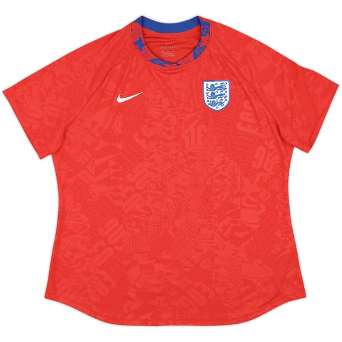 2020-21 England Nike Training Shirt - 9/10 - (Women's XL)