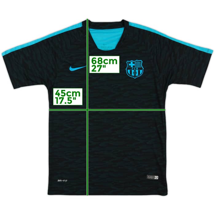 2015-16 Barcelona Nike Training Shirt - 8/10 - (S)