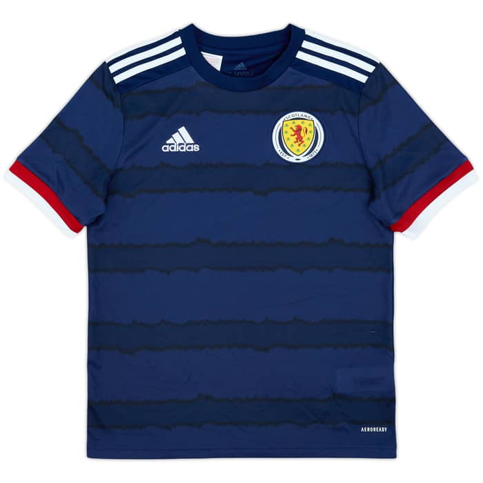2020-22 Scotland Home Shirt - 9/10 - (L.Boys)