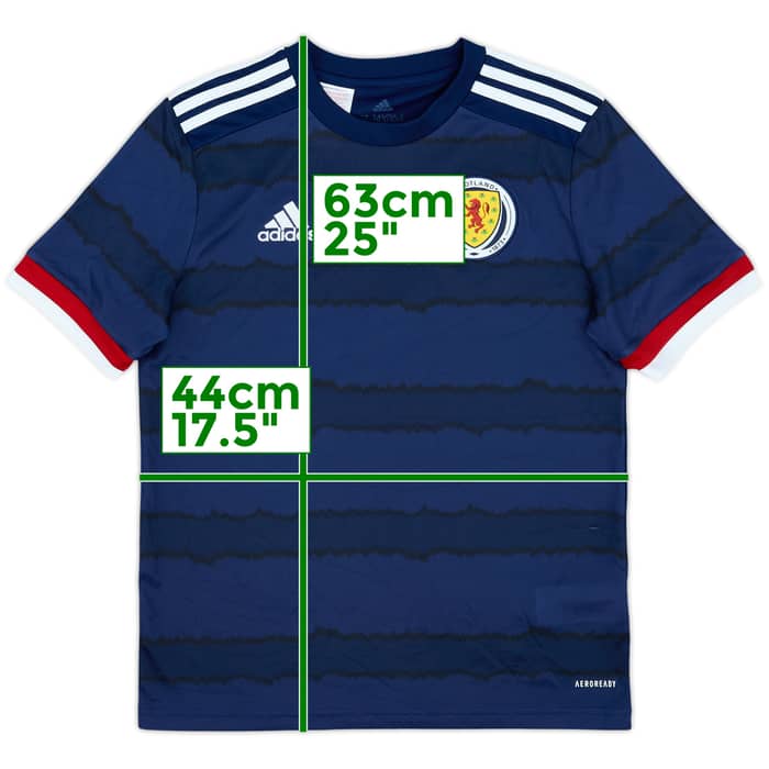 2020-22 Scotland Home Shirt - 9/10 - (L.Boys)
