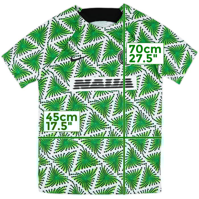 2022-23 Nigeria Nike Pre-Match Training Shirt - 10/10 - (S)