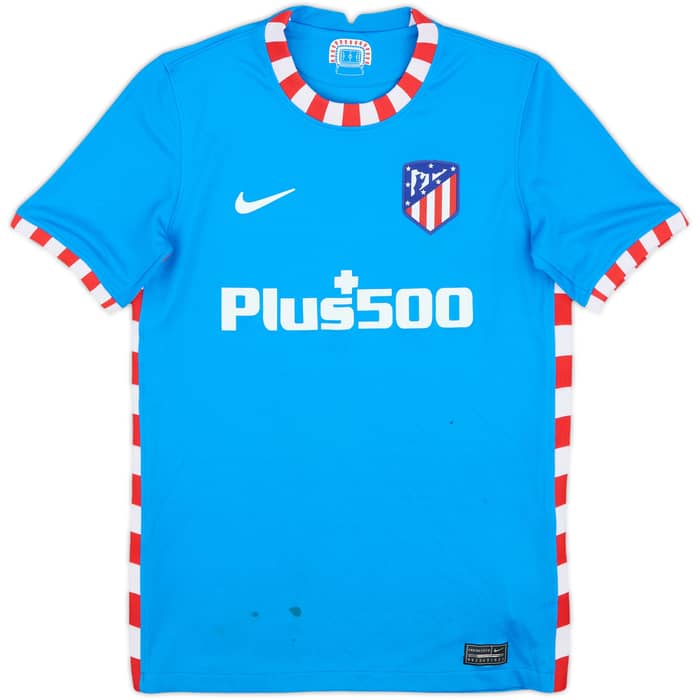 2021-22 Atletico Madrid Third Shirt - 5/10 - (L.Boys)