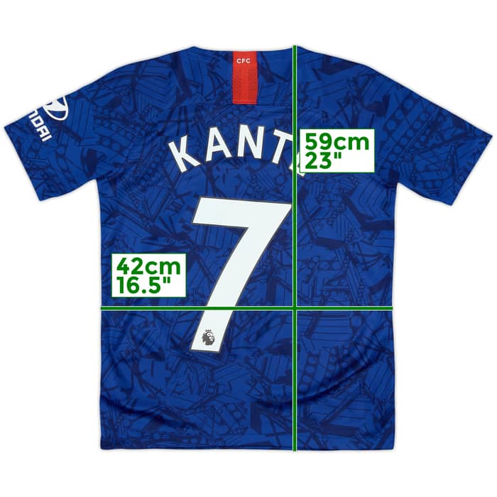 2019-20 Chelsea Home Shirt Kante #7 - 9/10 - (L.Boys)