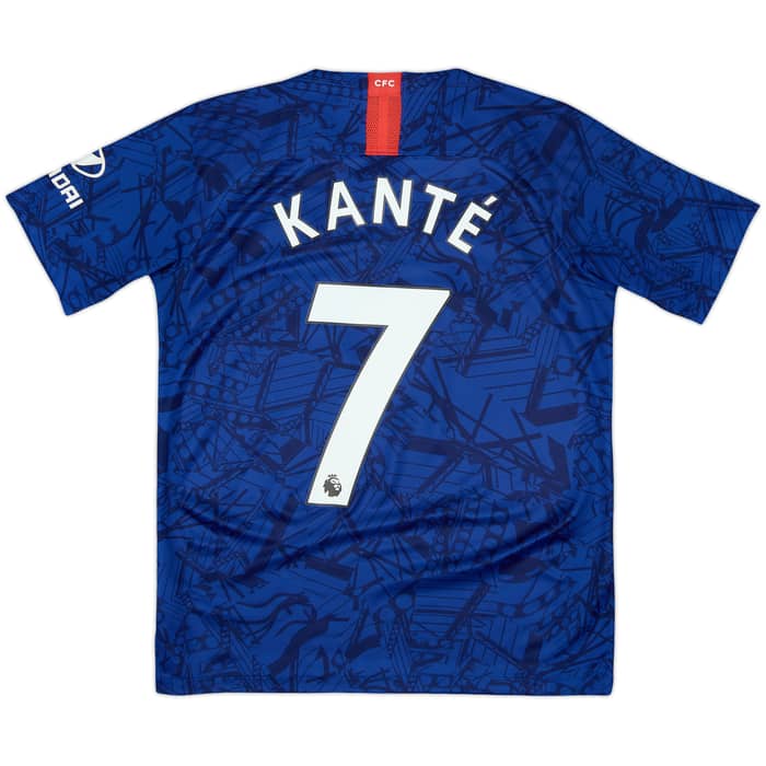2019-20 Chelsea Home Shirt Kante #7 - 9/10 - (XL.Boys)