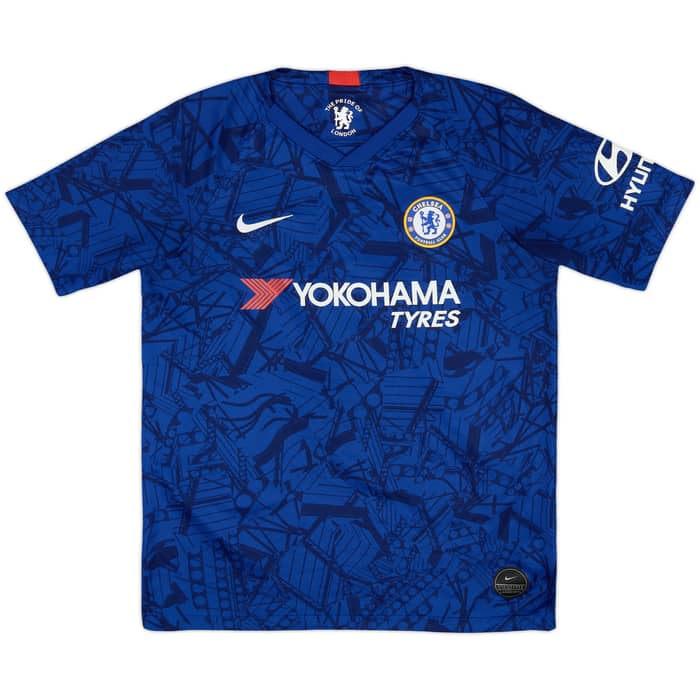 2019-20 Chelsea Home Shirt Kante #7 - 9/10 - (XL.Boys)