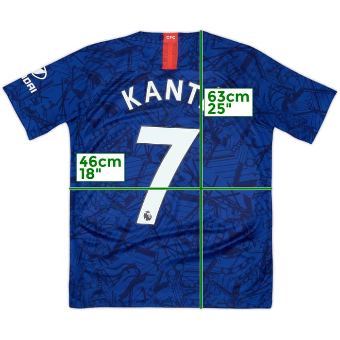 2019-20 Chelsea Home Shirt Kante #7 - 9/10 - (XL.Boys)
