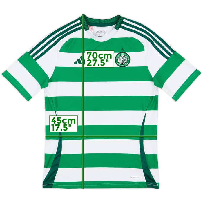 2024-25 Celtic Home Shirt - 6/10 - (XL.Boys)