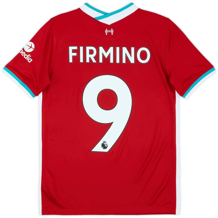 2020-21 Liverpool Home Shirt Firmino #9 - 8/10 - (L.Boys)