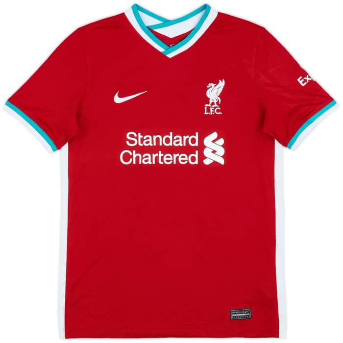 2020-21 Liverpool Home Shirt Firmino #9 - 8/10 - (L.Boys)
