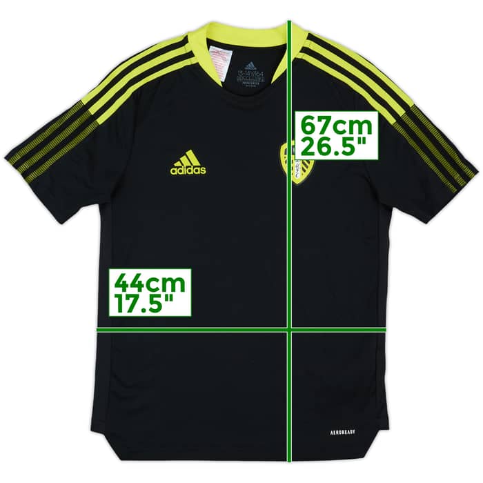 2021-22 Leeds adidas Training Shirt - 8/10 - (L.Boys)